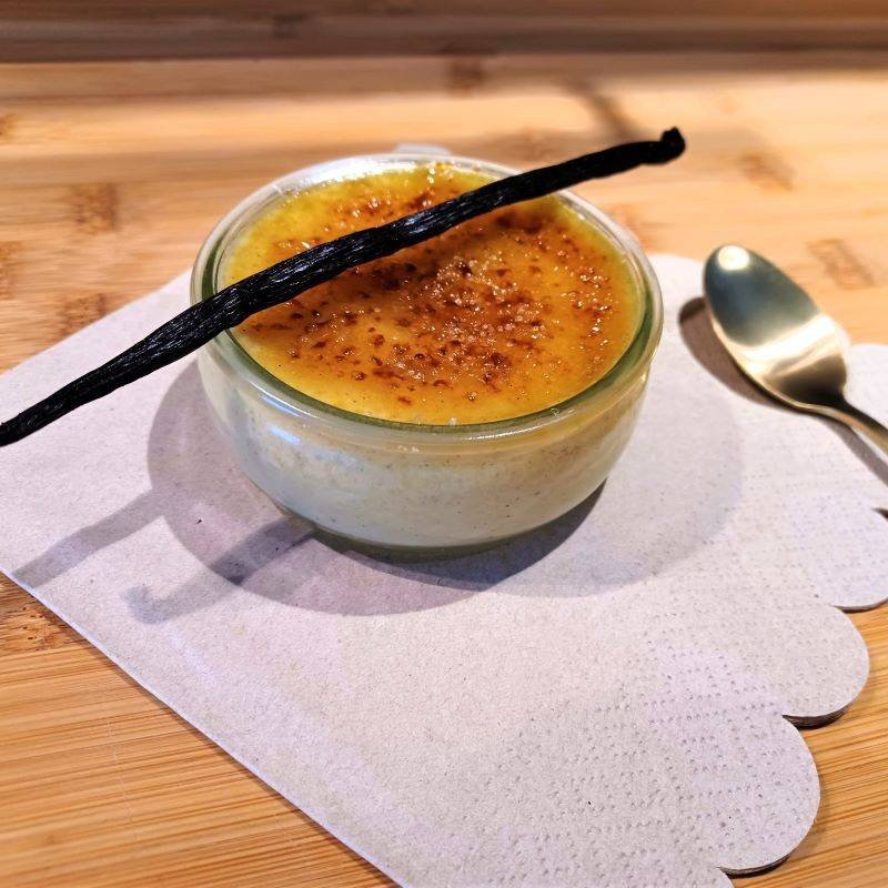 creme brulee a la mangue