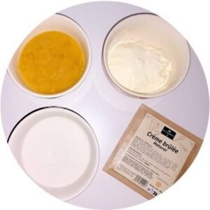 Recette crème brulée à la mangue - de chandeau - Ingrédients