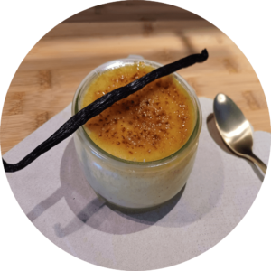 Recette crème brulée à la mangue - de chandeau