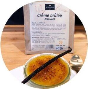 Préparation De Chandeau pour crème brûlée