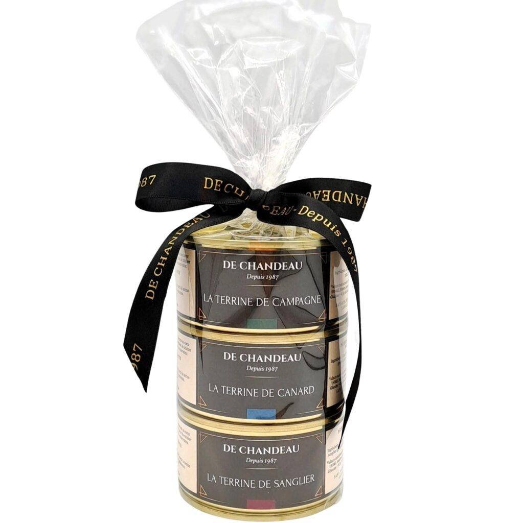 3 terrines De Chandeau