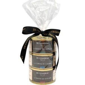 3 terrines De Chandeau