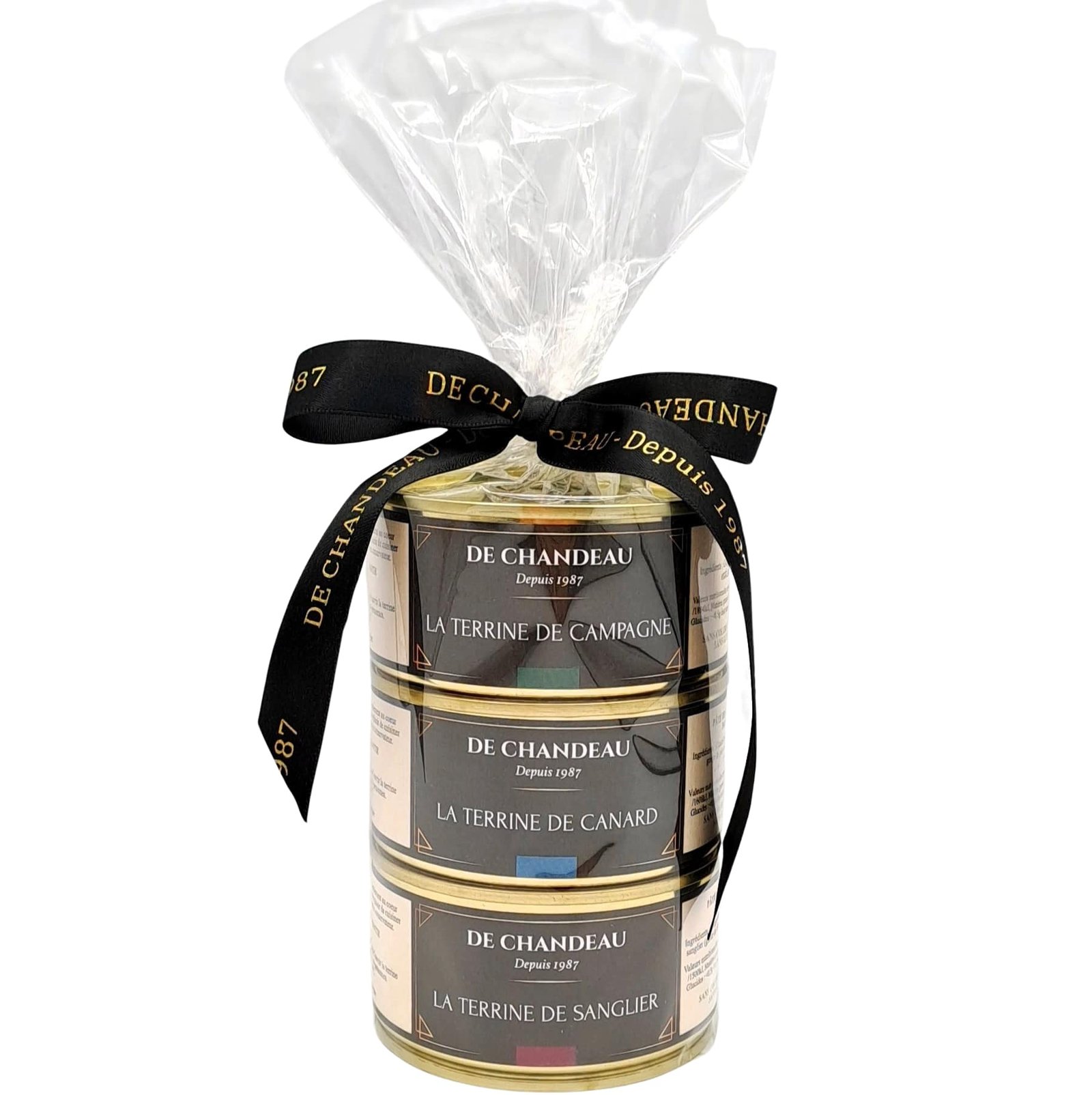 3 terrines De Chandeau