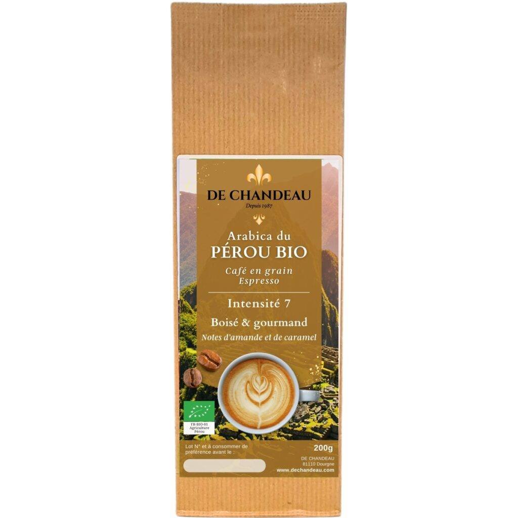 Café du Pérou BIO en grain | De Chandeau