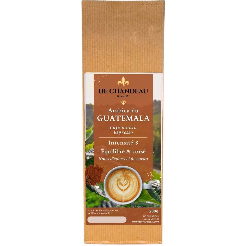 Café du Guatemala moulu | De Chandeau