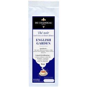 Thé noir Earl Grey et fleurs bleues "English Garden" | De Chandeau