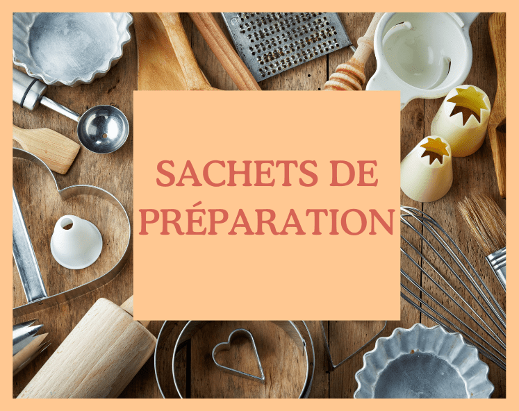 sachets de préparation en cuisine