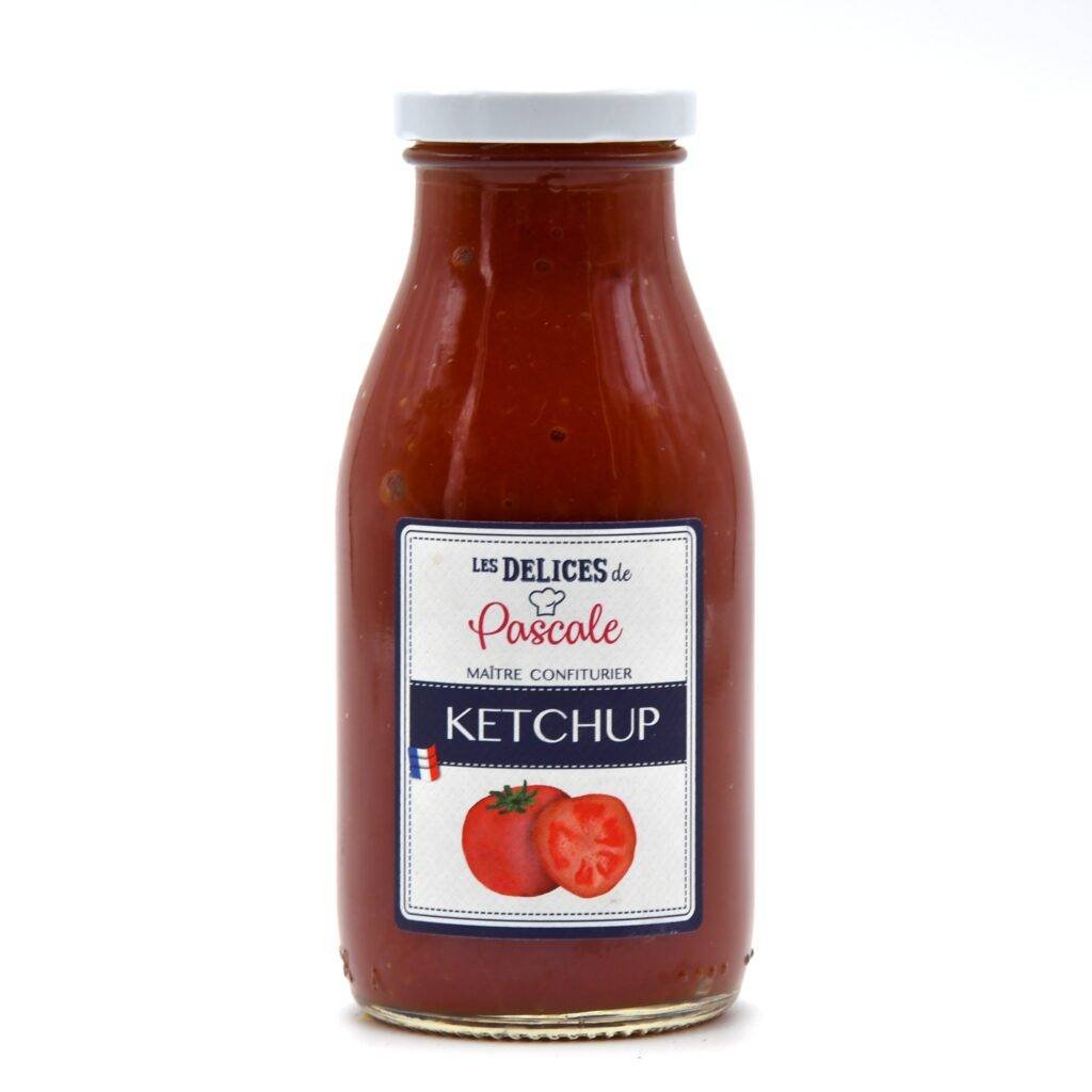 Ketchup Pur Tomate Artisanal De Chandeau - Fabriqué en Ariège, 100% naturel, sans conservateurs ni additifs