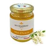 Miel d'Acacia pur, récolté en France, 100% naturel, sans produits chimiques.