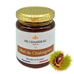 Miel de Châtaignier 100% naturel, récolté en France, sans produits chimiques.
