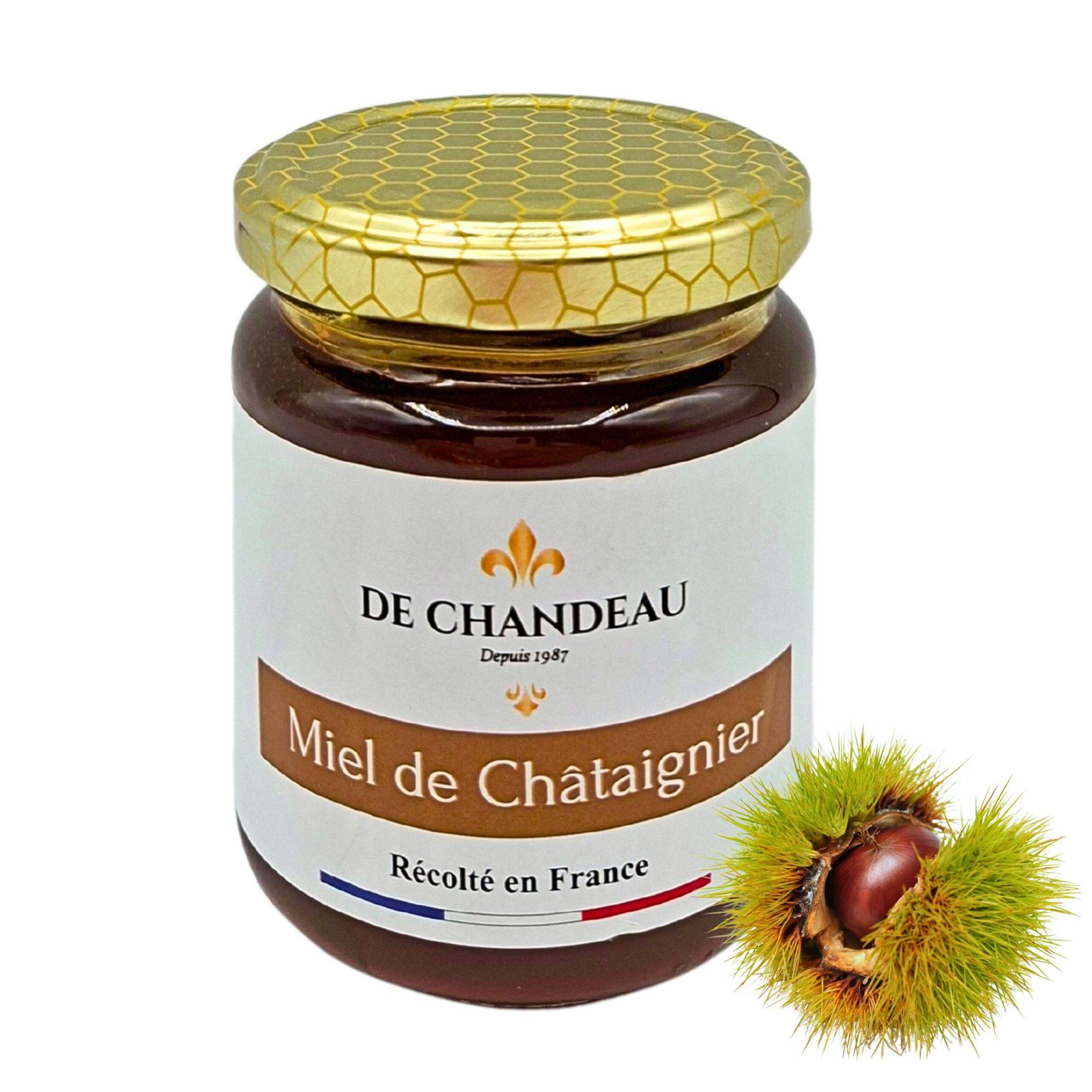 miel-de-chataignier-france-de-chandeau Miel de Châtaignier 100% naturel, récolté en France, sans produits chimiques.