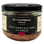 Terrine de bœuf race Aubrac aux morilles De Chandeau 160g