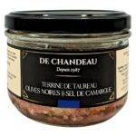 Terrine de taureau aux olives noires et sel de Camargue De Chandeau 160g