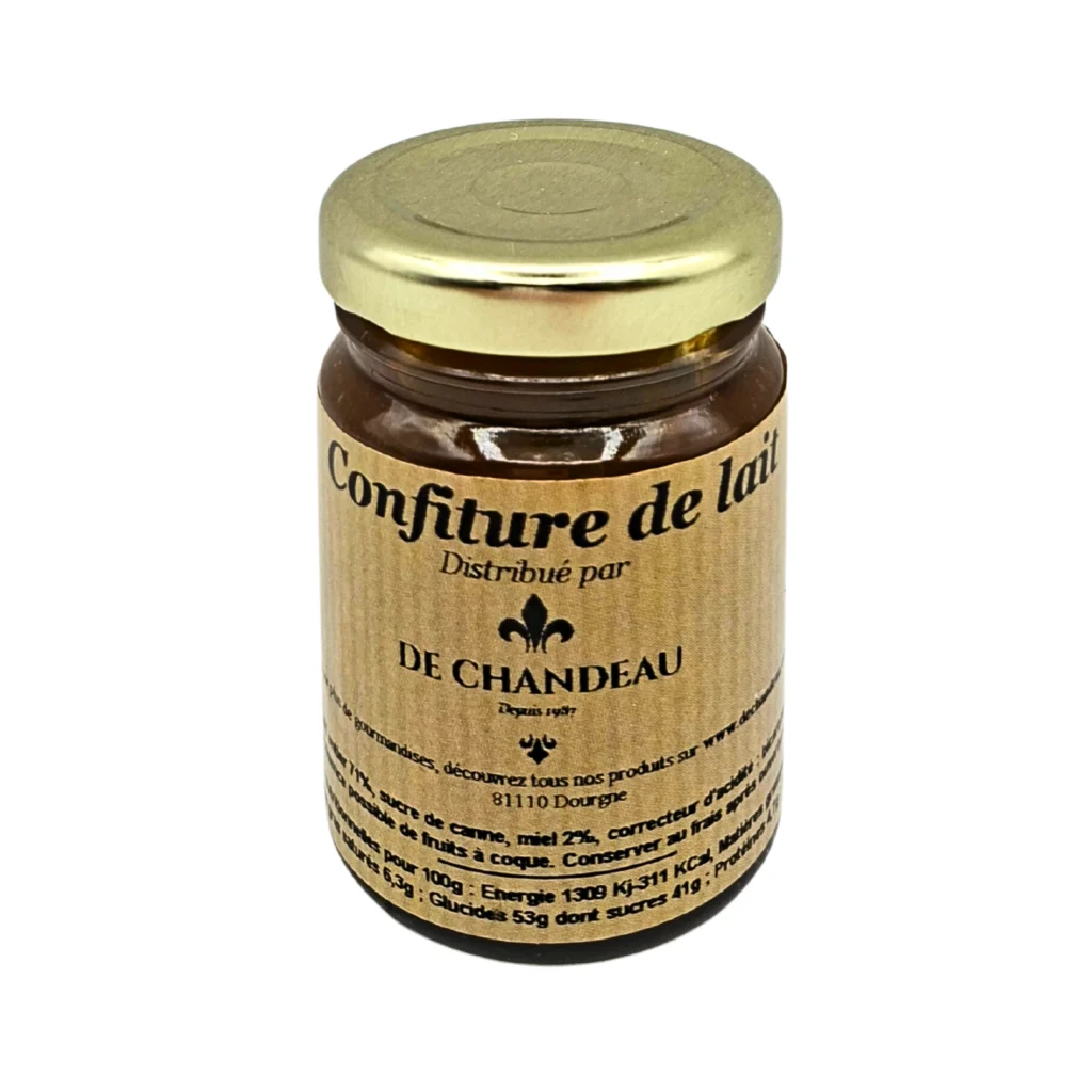 Confiture de lait DE CHANDEAU 120g