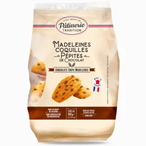Madeleines Extra Moelleuses aux maxi Pépites de Chocolat 300g Le Guillou De Chandeau